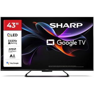 Sharp Aquos 43HR7265 - 43 inch - 144Hz 4K UHD QLED - Google TV - 2025