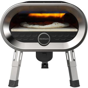 Revolve SUPERSET Pizza Oven - Draaiende pizzasteen - Gratis pizza-schep, draagtas en infrarood thermometer