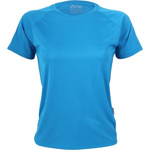 Damessportshirt 'Tech Tee' met korte mouwen Azure Blue - L