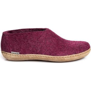 Glerups Schoen met leren zool-Cranberry-40