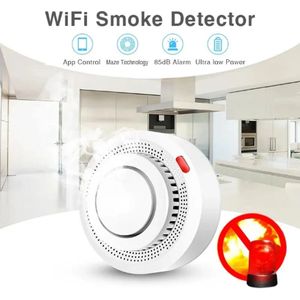 JL- Tuya WiFi Rookalarm Brandbeveiliging Rook Detector Smokehouse Combinatie Brandalarm Home Security System Brandweerlieden