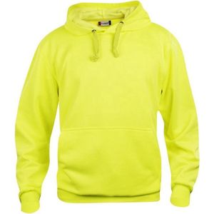 Clique Basic hoody Signaalgeel maat M