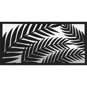 Spiegel LP1620 - Zwarte frame - Groot spiegel - 120 x 60 cm