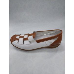 ROHDE 1178 / instappers / wit- bruin / maat 41