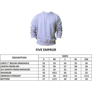 Trui met ronde hals en lange mouwen voor heren - Lichtgrijs