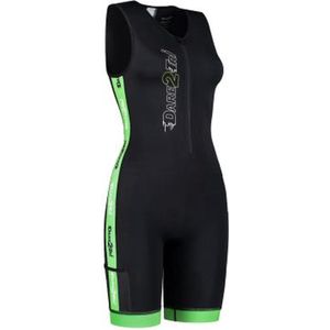 Coldmax tri-suit dames zwart-groen XS