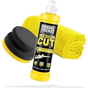 Handpolijstset voor Auto - Medium Cut Hologramverwijderaar en Polijstdoek
