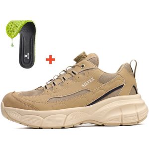 Silvex® Dreamwalk Veiligheidsschoenen - Memoryfoam zool - Werkschoenen voor Dames en Heren - Pijnverlichtend - Stalen Neus - Orthopedisch - Sneaker - Antislip - Unisex - Ademend en licht design - Maat 42