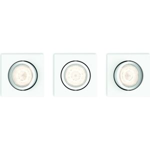 Philips Shellbark - Inbouwspot - 3 Lichtpunten - wit - 3 x 500lm