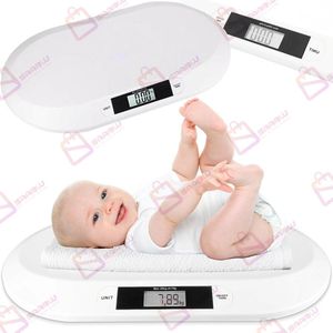 Elektronische Babyweegschaal tot 20 kg – Nauwkeurig tot 10 g – LCD Display – baby weegschaal – Dierenweegschaal – Digitale weegschaal baby en peuter – 61245