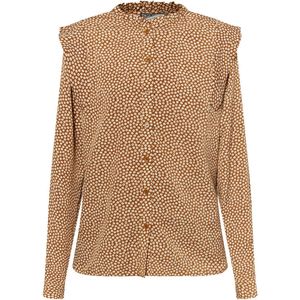 DreiMaster - Bloes - Donker Kameelbeige - Lange Mouwen