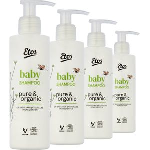 Etos Baby Shampoo voordeelpakking - pure & organic - 4 x 200ML