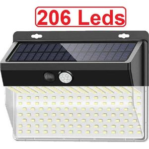 Solar tuinverlichting wandlamp buiten bewegingssensor zonne energie buitenverlichting met sensor
