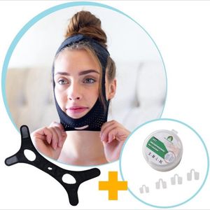 T&D - Antisnurk masker - inlc. 4 neusspreiders - Anti Snurk kinband Pro Max incl. Neusspreiders producten antisnurk - anti snurk kussen - Anti-Snurk Kinband