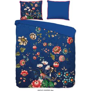 Percal Dekbedovertrek - 240x220cm - Tweepersoons - Lits Jumeaux - Inclusief Kussenslopen - 100% Zacht Percale Katoen - Ice Blauw