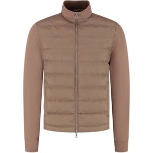 Malelions - Jas Taupe Malelions Premium Hybrid Quilted Jacket Puffer Jas Taupe Mp1-aw25-09