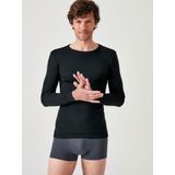 Damart - T-shirt - Zwart - Thermolactyl - Lange Mouwen