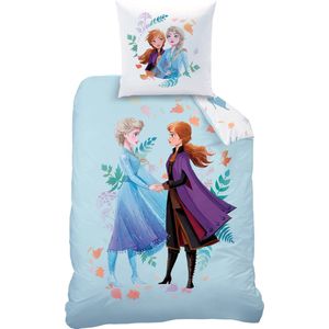Disney Frozen Dekbedovertrek Sisters - Eenpersoons - 140 x 200 cm - Katoen