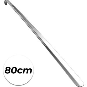 RVS schoenlepel - 58 cm grijs - Zorgwinkel XL