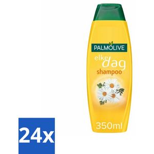 24 x Palmolive Shampoo Elke Dag 350 ml - Shampoo - Haarverzorging - Kamille Shampoo - Dagelijkse Shampoo - Milde Shampoo