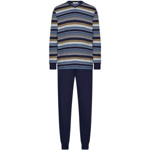 Pastunette - Navy Nights - Pyjama - Blauw - Bio Katoen - Gestreept