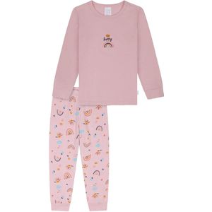 Schiesser - Pyjamaset - Paars - 100% Biologisch Katoen - Voor Meisjes