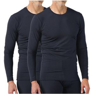 Heren thermisch onderhemd 2-pack marineblauw – comfortabel en warm ondergoed