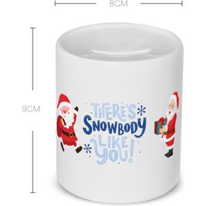 Akyol - there's snowbody like you Spaarpot - Kerstmis - kerst - winter spaarpot - christmas - kerst cadeau - spaarpot - leuke spaarpotten