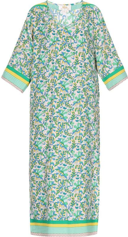 Usha - Tuniekjurk - V-hals - 3/4 Mouwen - Boho Print