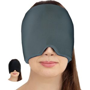 Dailysuppliess Migraine Masker - Hoofdpijn Muts - Directe Verlichting - Grijs