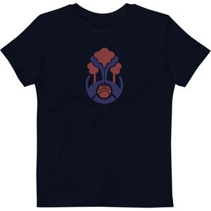 Woanderforest - Biologisch katoenen T-shirt voor kinderen - French Navy, 9-11