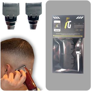 Fade Guards - 3-in-1 Speciale Tondeuse Opzetkammen - Zelf Fade & Taper - Geschikt voor Wahl, Babyliss, Kemei