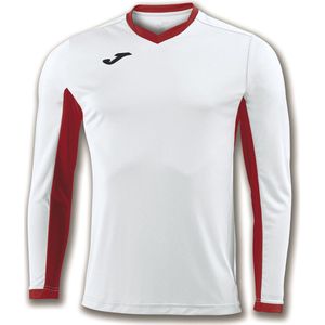 Joma Champion IV Voetbalshirt Lange Mouw Heren - Wit / Rood | Maat: S