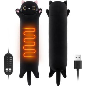 Warmtekussen Oplaadbaar - Elektrisch Warmtekussen - Draadloos Warmtekussen - Herlaadbaar - Verwarmd Kussen - Warmtekussen Rug - Warmtekussen Nek - Pijnverlichting - Comfort & Ontspanning