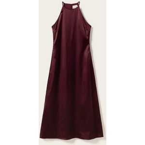 Noella Lacie - Jurk - Satijn - Bordeaux - XS