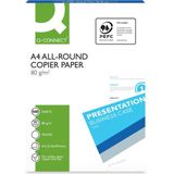 Q-CONNECT - All-Round Kopieerpapier - Wit - A4 - 80 g - Pak van 500 vel