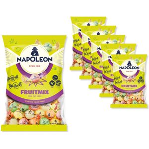 6 Zakken Napoleon Fruitmix Kogels á 150 gram - Voordeelverpakking Snoepgoed