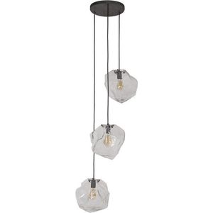 AnLi-Style Hanglamp 3L rock clear getrapt