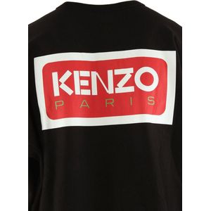 Kenzo - Paris - Sweater - Zwart - Oversized - Katoen