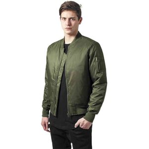 Urban Classics - Basic Bomber jacket - 4XL - Groen