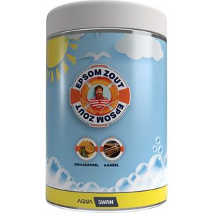 Aquaswan Epsom spazout Sinaasappel-Kaneel - Voor opblaasbare spa, whirlpool en hottub - Sprankelende Sinaasappel-Kaneel Magie: Aquaswan Epsom Zout - Verrijkt met Vitamine C en E - Jacuzzi zout - Spa geuren jacuzzi - Epsom jacuzzi zout
