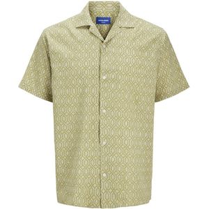JACK&JONES - JORSEERSUCKER AOP SHIRT SS - Heren - Overhemden