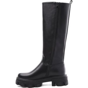 Smile Favorites® Dames Boots - Zwart - Imitatieleer - Maat 40 -