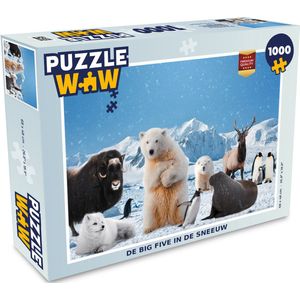 Puzzel Dieren - Big Five - Noordpool - Legpuzzel - Puzzel 1000 stukjes volwassenen