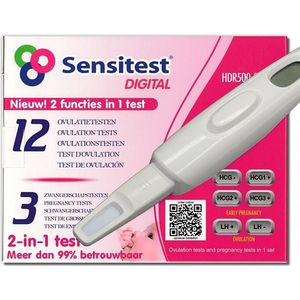 Sensitest Digital Test, 12 Ovulatietesten En 3 Zwangerschapstesten