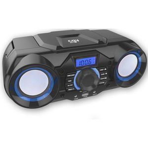 Draagbare CD-speler met Bluetooth, FM-radio en USB-ingang
