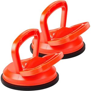 Vacuümzuiger met 2 zuignappen - 40 kg draagkracht, 118 mm diameter - Perfect voor glas, hout en tegels