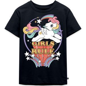 My Little Pony Retro Girls Rule Statement Premium T Shirt Kinderen