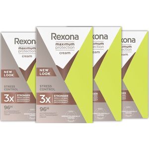 Rexona Deo Creme - Maximum Protection - Stress Control 4 x 45 ml