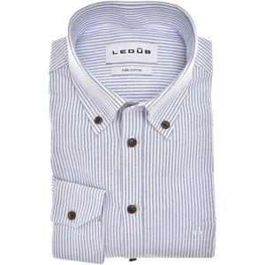 Ledub - Modern Fit New - Overhemd - Blauw